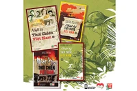 Bốn tập của bộ sách “Nhật ký thời chiến Việt Nam”.