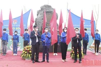 Quang cảnh Lễ khởi động Tháng Thanh niên năm 2022 của tuổi trẻ Khối các cơ quan Trung ương và tỉnh Yên Bái.