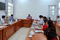 Quang cảnh buổi làm việc.