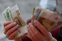 Đồng ruble của Nga. (Ảnh: Reuters)