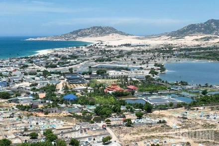 Xã Phước Dinh (Khánh Hòa), nơi được chọn xây dựng Nhà máy điện hạt nhân Ninh Thuận 1. Ảnh: NGUYỄN TRUNG