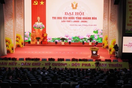 Quang cảng Đại hội. (Ảnh: NGUYỄN TRUNG)