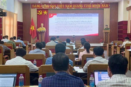 Quang cảnh hội nghị. Ảnh: NGUYỄN TRUNG