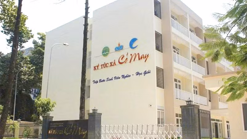 Một góc Ký túc xá Cỏ May tọa lạc khu phố 33, phường Linh Xuân, Thành phố Hồ Chí Minh. (Ảnh: Ký túc xá Cỏ May cung cấp)