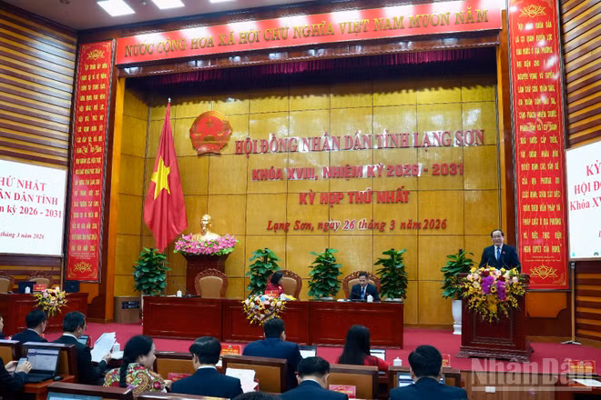 Kỳ họp thứ nhất Hội đồng nhân dân tỉnh Lạng Sơn khóa XVIII nhiệm kỳ 2026-2031.