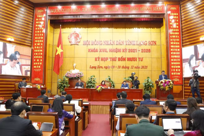 Kỳ họp thứ 44 của Hội đồng nhân dân tỉnh Lạng Sơn.