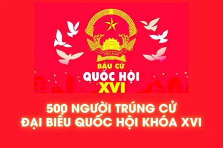 [Infographic] 500 người trúng cử đại biểu Quốc hội khóa XVI
