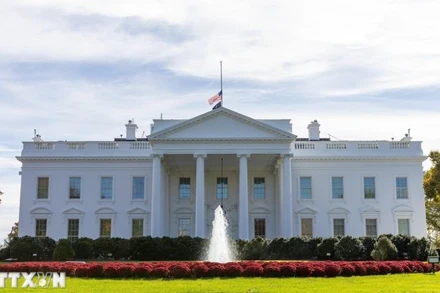Nhà trắng tại Washington, D.C., Mỹ. (Ảnh: THX/TTXVN)