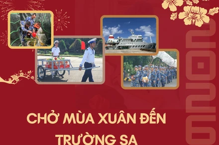 Chở mùa xuân đến Trường Sa