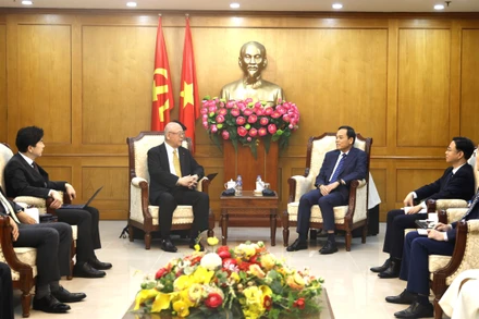 Quang cảnh buổi tiếp. (Ảnh: Bộ Ngoại giao)