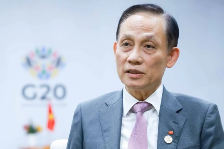 Bí thư Trung ương Đảng, Bộ trưởng Ngoại giao Lê Hoài Trung. (Ảnh: Bộ Ngoại giao)