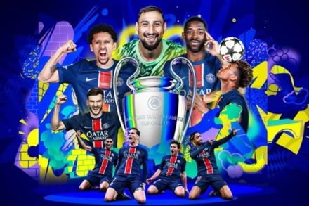 PSG lần đầu lên ngôi vô địch UEFA Champions League. (Ảnh: UEFA)