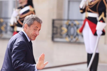 Cựu Tổng thống Pháp Nicolas Sarkozy. (Ảnh: Xinhua)