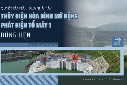 Quyết tâm đưa Nhà máy Thủy điện Hòa Bình mở rộng phát điện tổ máy 1 đúng hẹn