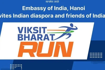 Giải chạy Viksit Bharat sẽ lần đầu tiên được tổ chức tại Hà Nội. (Ảnh: Ban tổ chức)