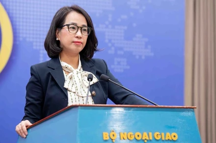 Người phát ngôn Bộ Ngoại giao Việt Nam Phạm Thu Hằng. (Ảnh: Báo Thế giới và Việt Nam)