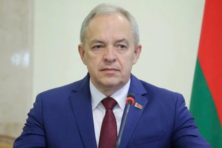 Chủ tịch Hạ viện Belarus Igor Sergeyenko. (Ảnh: Đại sứ quán Belarus tại Việt Nam)