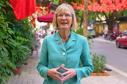 Đại sứ Australia tại Việt Nam, bà Gillian Bird. (Ảnh: Đại sứ quán Australia tại Việt Nam)