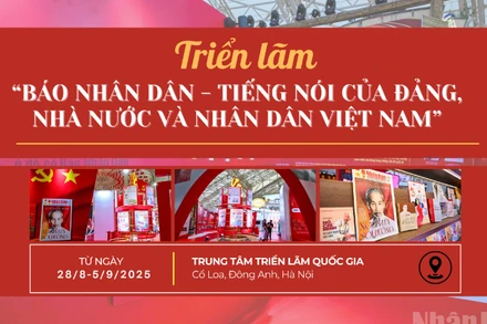 [Infographic] Khu trưng bày của Báo Nhân Dân tại Triển lãm Thành tựu đất nước