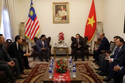 Phó Thủ tướng Chính phủ Trần Hồng Hà tiếp ông Richard Khor, Chủ tịch Phòng Thương mại Malaysia-Việt Nam (MVCC). (Ảnh: TTXVN) 