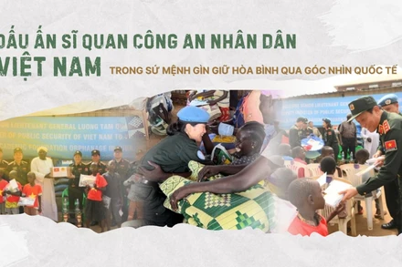 Dấu ấn sĩ quan Công an nhân dân Việt Nam trong sứ mệnh gìn giữ hòa bình qua góc nhìn quốc tế