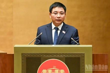 Bộ trưởng Tài chính Nguyễn Văn Thắng. (Ảnh: DUY LINH)