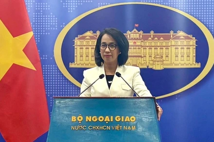 Người phát ngôn Bộ Ngoại giao Phạm Thu Hằng.