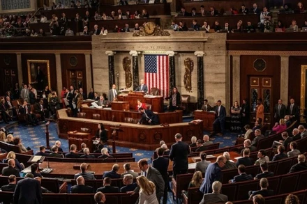 Quang cảnh một phiên họp Hạ viện Mỹ ở Washington, DC. (Ảnh minh họa. THX/TTXVN)