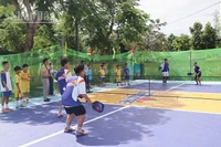 Công trình đáp ứng nhu cầu rèn luyện của thanh niên, người dân trong khu vực.