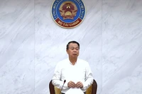 Thứ trưởng Tài chính Nguyễn Đức Chi chủ trì hội nghị.