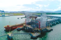 Bến cảng Nhà máy Lọc hóa dầu Nghi Sơn.