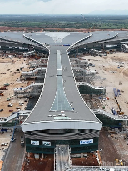 Nhà ga hành khách được xem là "trái tim" sân bay Long Thành.