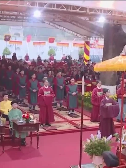 [Video] Trang trọng Lễ dâng hương Khai Xuân Bính Ngọ 2026 tại Hoàng thành Thăng Long