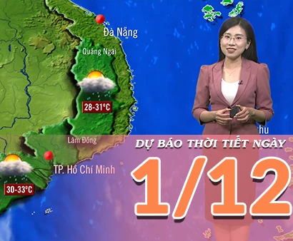 [Video] Dự báo thời tiết ngày 1/12/2025: Bão số 15 có khả năng tan trên biển