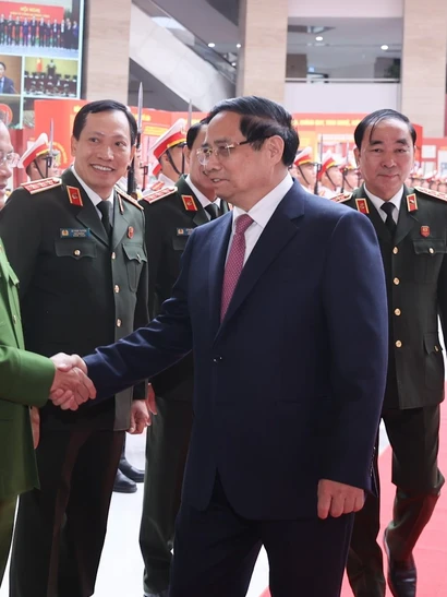 [Ảnh] Thủ tướng Phạm Minh Chính dự Hội nghị Công an toàn quốc lần thứ 81