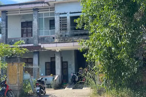Hiện trường vụ án tại trụ sở phường Đông Thanh, thành phố Đông Hà (cũ).