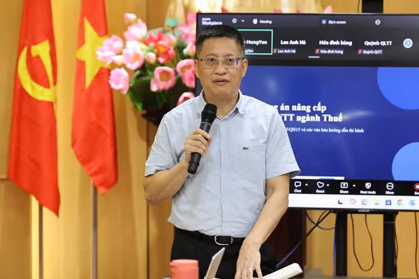 Ông Phạm Quang Toàn-Trưởng Ban Công nghệ, chuyển đổi số và tự động hóa. (Ảnh: Cục Thuế)
