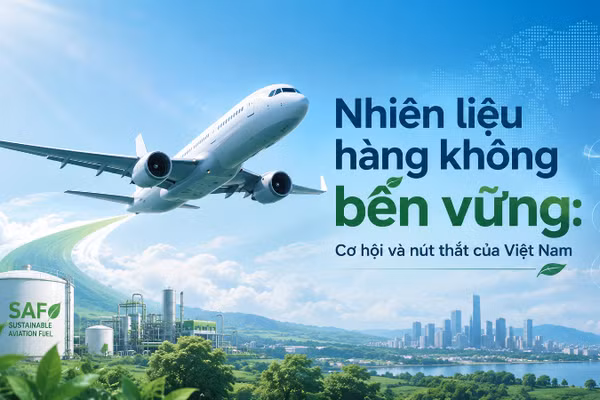 Nhiên liệu hàng không bền vững: Cơ hội và nút thắt của Việt Nam