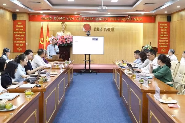 Chương trình đào tạo tập trung hướng dẫn và thực hành về hệ thống bảo mật và an toàn dữ liệu. (Ảnh: Cục Thuế)