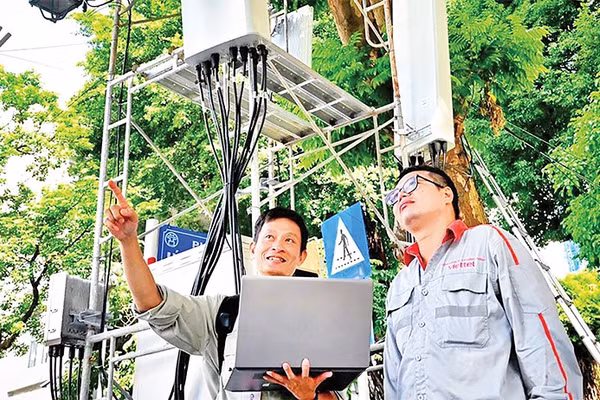 Viettel không chỉ quảng bá dịch vụ viễn thông mà còn truyền thông về sứ mệnh mang công nghệ đến mọi người, mọi nơi. Ảnh: VGP/MT