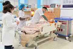 Người bệnh được giữ ấm trong thời gian điều trị tại Bệnh viện đa khoa Thường Tín (Hà Nội).