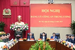 Hội nghị Đảng ủy Công an Trung ương. (Ảnh: ĐĂNG KHOA)