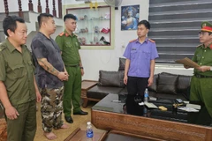 Cơ quan chức năng ra quyết định tạm giữ người trong trường hợp khẩn cấp đối với Phạm Duy. (Ảnh: Công an Quảng Trị)