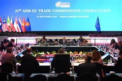 Các nhà lãnh đạo ASEAN và EU thảo luận giải pháp tăng cường hợp tác kinh tế. (Ảnh ASEAN.ORG)
