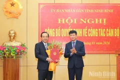 Thủ tướng Chính phủ phê chuẩn đồng chí Đặng Thanh Sơn giữ chức Phó Chủ tịch Ủy ban nhân dân tỉnh.