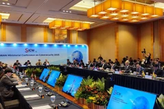 Hội nghị Bộ trưởng An ninh mạng ASEAN lần thứ 10 diễn ra tại Singapore. (Ảnh ASEAN.ORG)