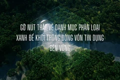 Gỡ nút thắt về danh mục phân loại xanh để khơi thông dòng vốn tín dụng bền vững