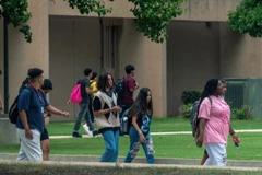 Khuôn viên một trường học ở Texas, Mỹ. (Ảnh: Tân Hoa xã)