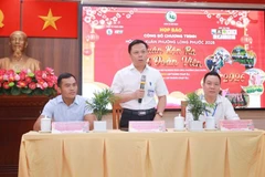 Ông Trần Duy Long, Phó Chủ tịch Ủy ban nhân dân phường Long Phước thông tin về Hội hoa xuân năm 2026 trên địa bàn.