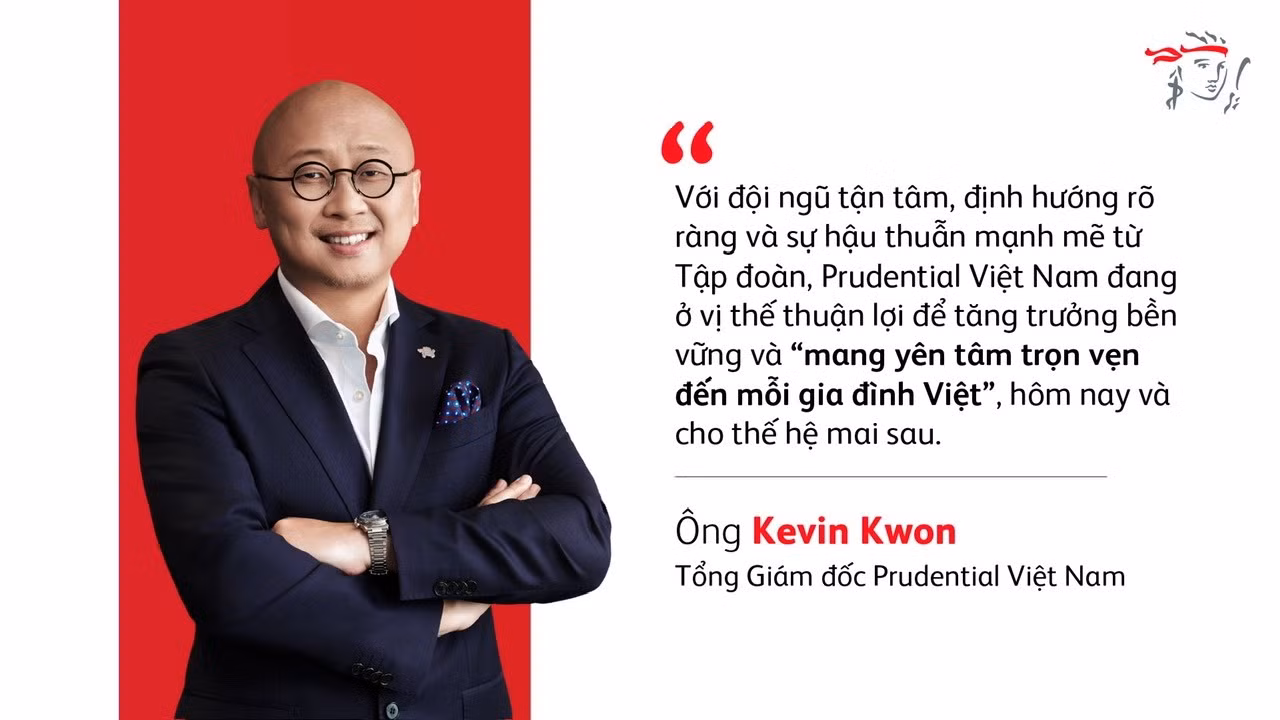 Ông Kevin Kwon, Tổng Giám đốc Prudential Việt Nam.